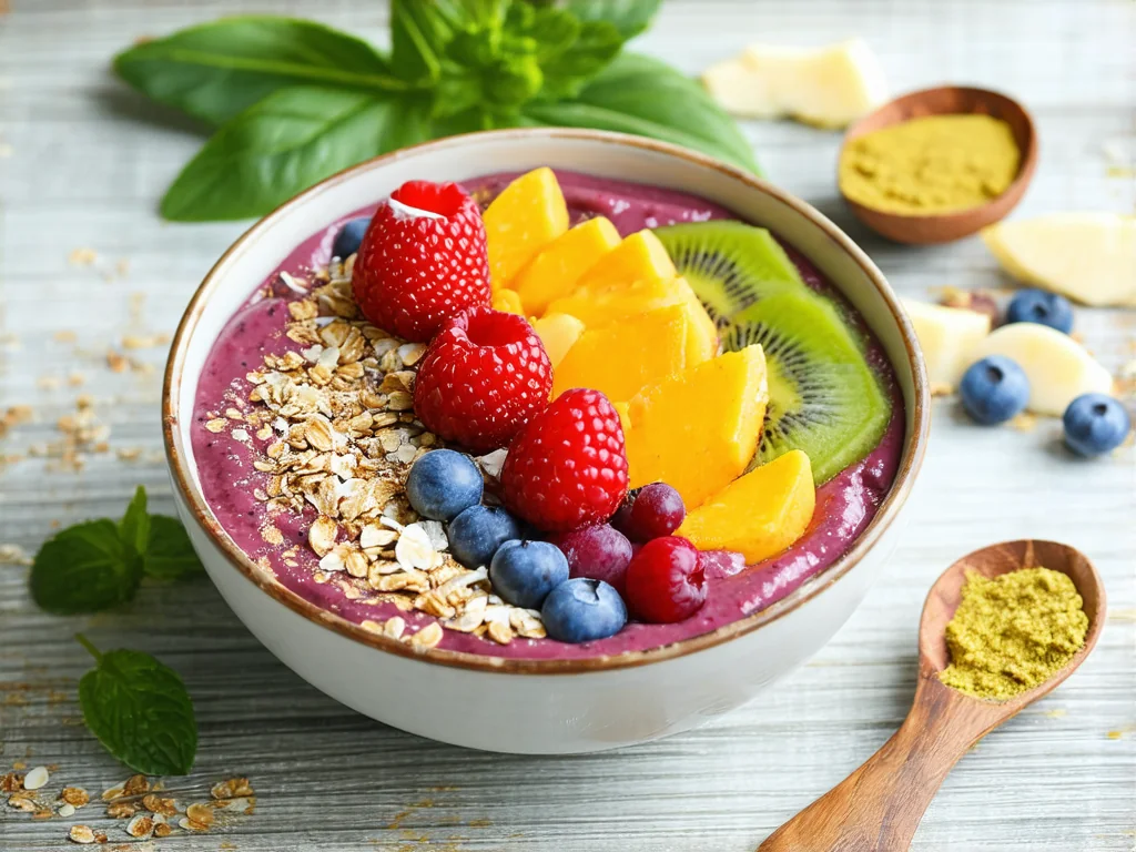 5 jednoduchých kroků k přípravě chutných a výživných smoothie bowl