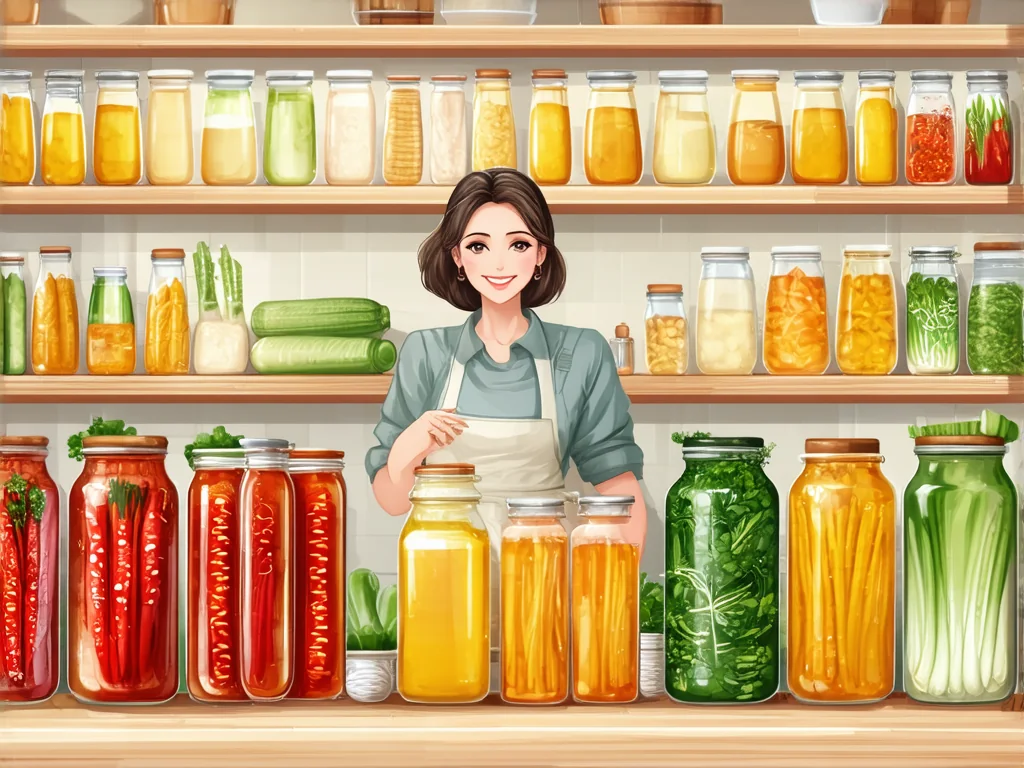 Prozkoumejte svět fermentovaných potravin: Zdraví ve sklenici