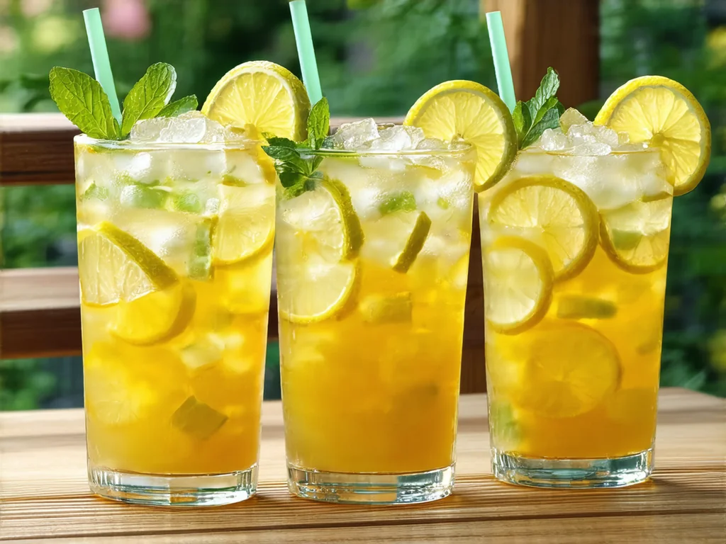 Zdravé alternativy ke cukrovým nápojům: Domácí limonády a ledové čaje